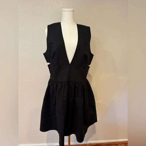 Banana Republic Elegant Black Sleeveless Cutout Dress - Picture 3 of 10